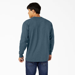 Men|Sale - Dickies Heavyweight Heathered Long Sleeve Pocket T-Shirt