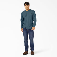 Men|Sale - Dickies Heavyweight Heathered Long Sleeve Pocket T-Shirt