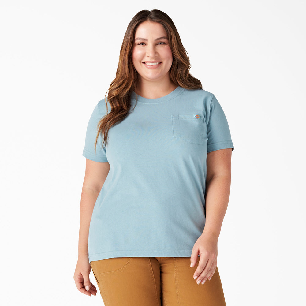 Women - Dickies Women's Plus Heavyweight Short Sleeve Pocket T-Shirt
