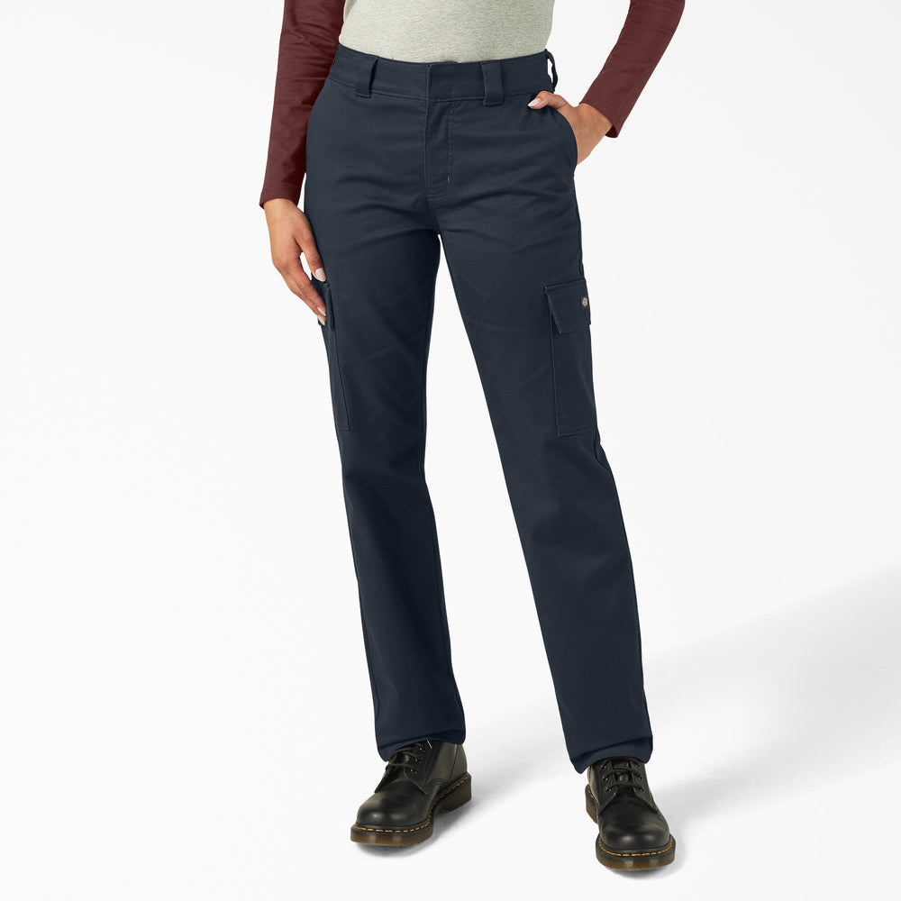 Women - Dickies Women's Super Flex Straight Leg Cargo Pants