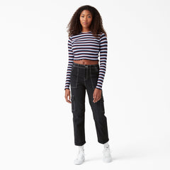 Women - Dickies Women's Skinny Fit Cuffed Cargo Pants