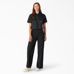 Men|Women|Kids - Dickies Women's Cropped Work Shirt