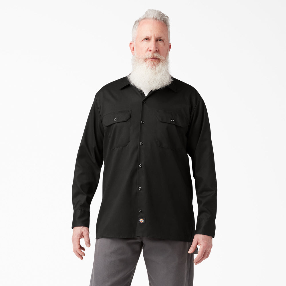 Men - Dickies FLEX Relaxed Fit Long Sleeve Work Shirt