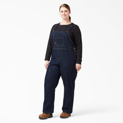 Women|Scrubs - Dickies Women's Plus Relaxed Fit Bib Overalls