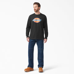 Men|Sale - Dickies Tri-Color Logo Graphic Long Sleeve T-Shirt