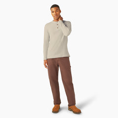 Men - Dickies Henley Thermal Shirt