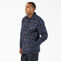 Men - Dickies Water Repellent Fleece-Lined Flannel Shirt Jacket