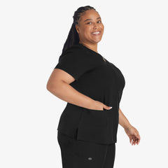 Women|Scrubs - Dickies Women's EDS Essentials Mock Wrap Scrub Top