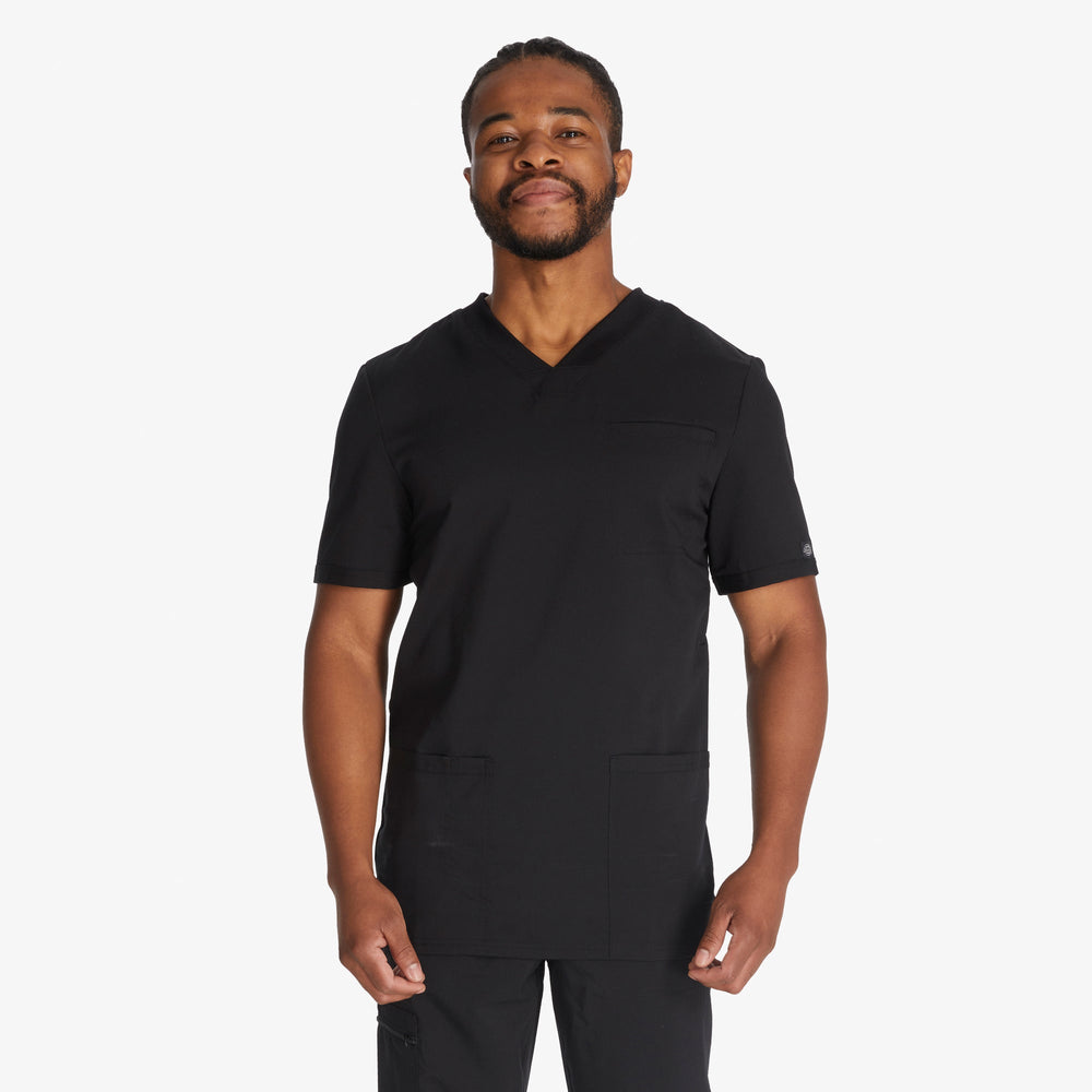 Men|Scrubs - Dickies Men's Balance V-Neck Scrub Top