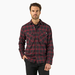 Men - Dickies Long Sleeve Flannel Work Shirt