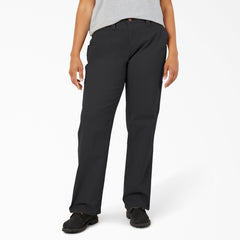 Women - Dickies Women's Plus FLEX Relaxed Straight Fit Duck Carpenter Pants