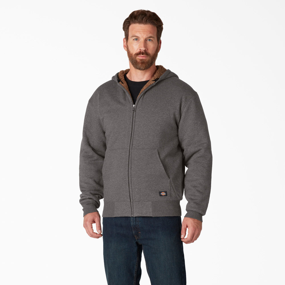 Men - Dickies High Pile Fleece Lined Full Zip Hoodie