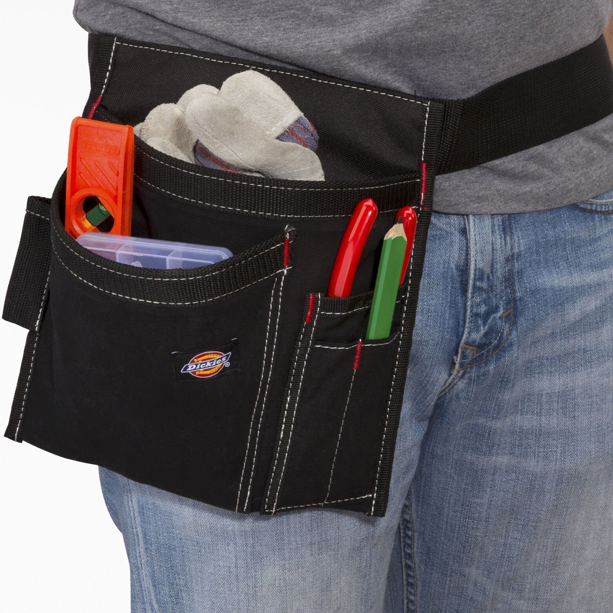 Men - Dickies 5-Pocket Work Apron with Side Tool Pouch