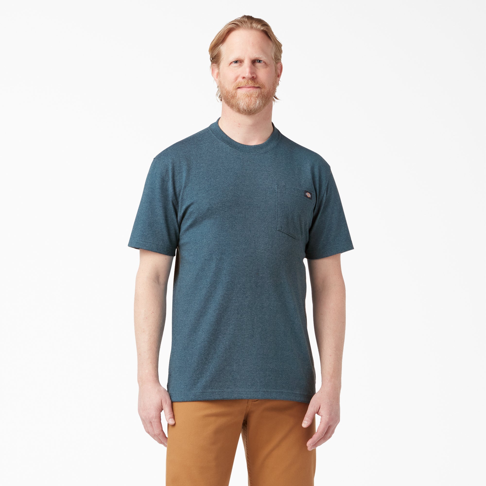 Men|Sale - Dickies Heavyweight Heathered Short Sleeve Pocket T-Shirt