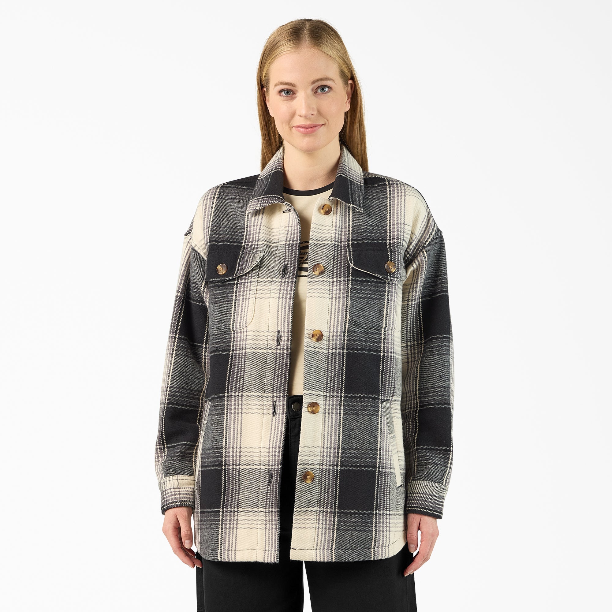 Sale - Dickies Women's Flannel Shacket