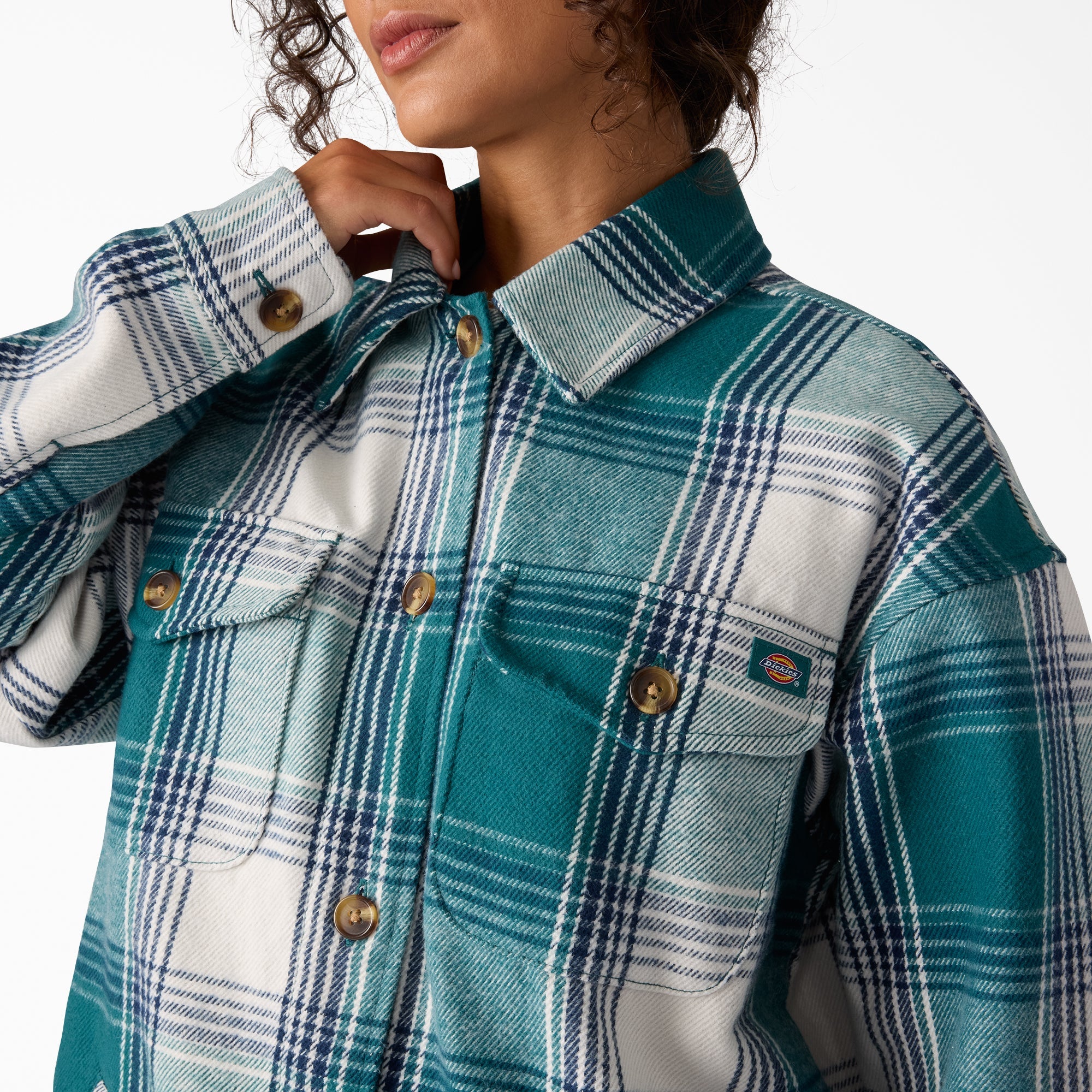 Women|Sale - Dickies Women's Flannel Shacket