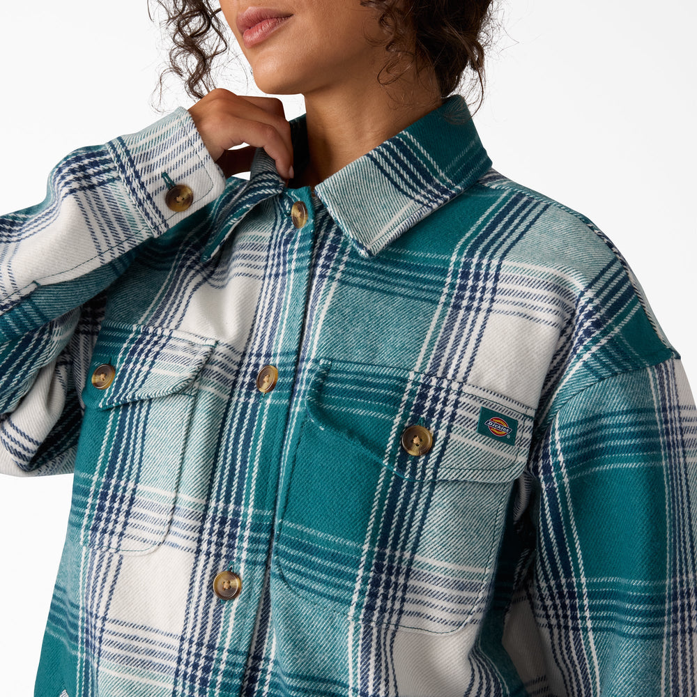 Women|Sale - Dickies Women's Flannel Shacket