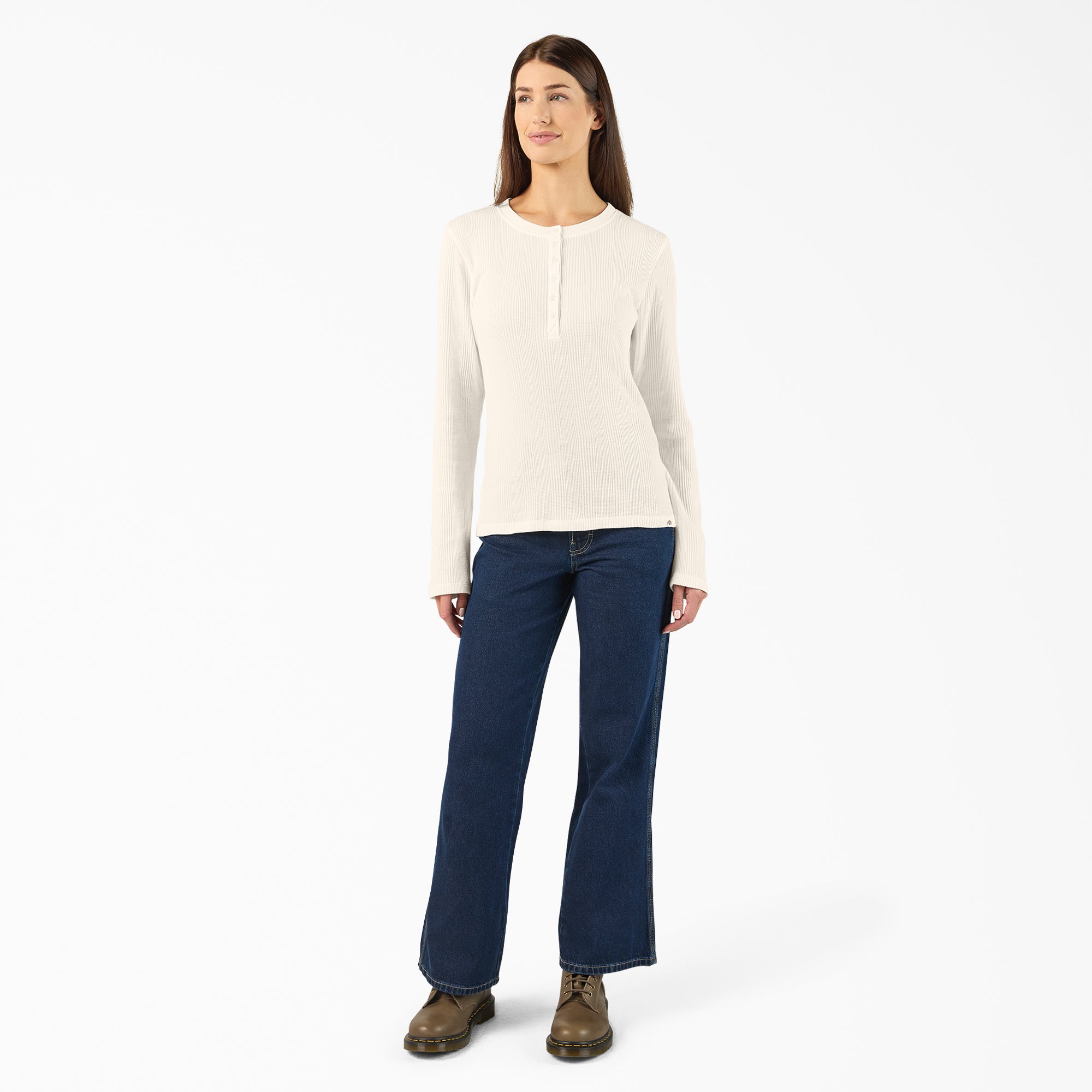 Women|Sale - Dickies Women’s Crewneck Henley Shirt
