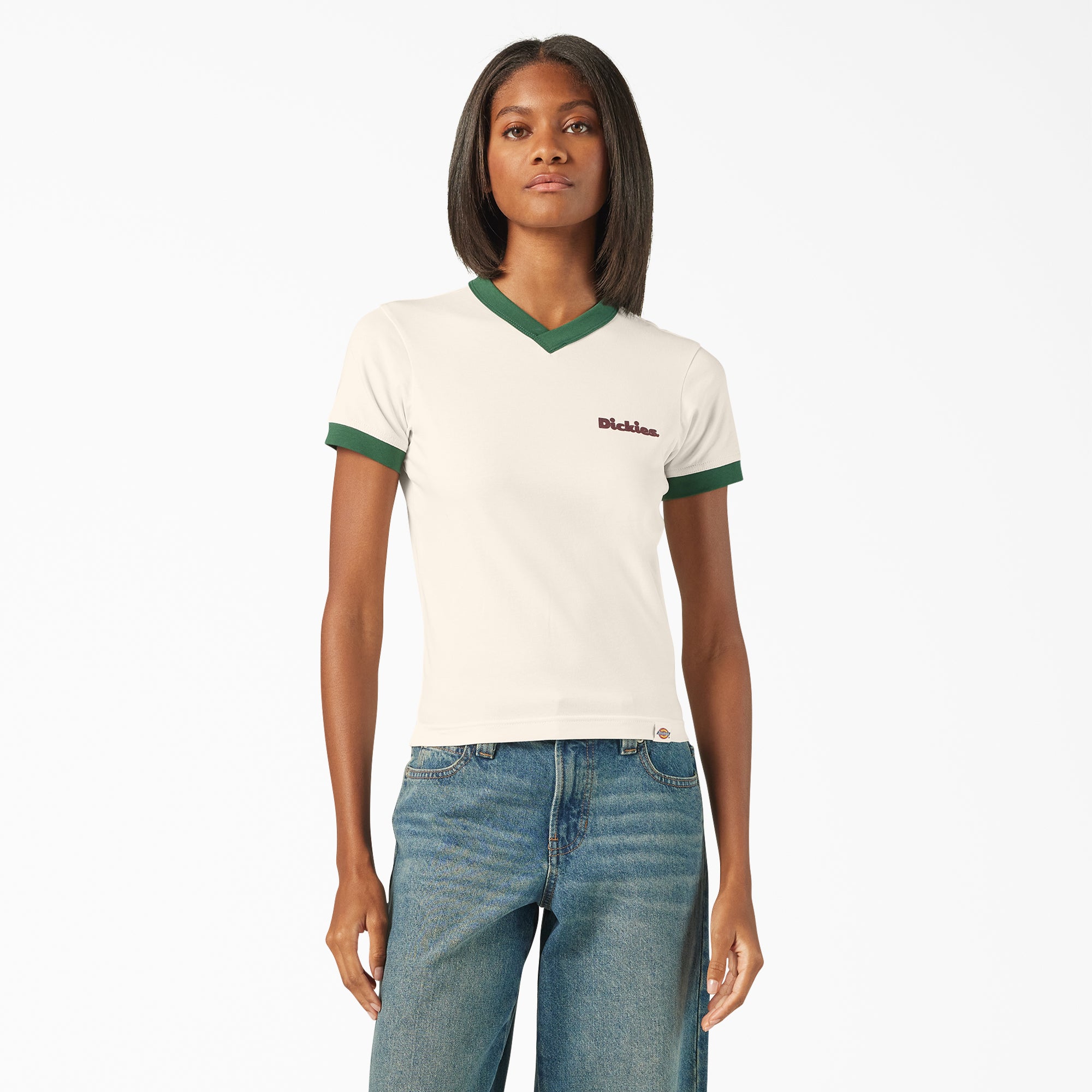 Sale - Dickies Women’s Slayden Ringer Tee