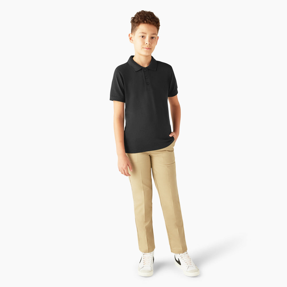 Kids - Dickies Kids' Piqué Short Sleeve Polo