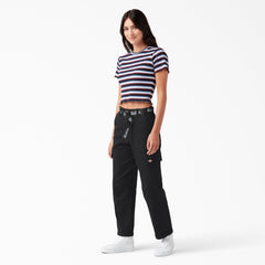 Women - Dickies Women's Relaxed Fit Cropped Cargo Pants