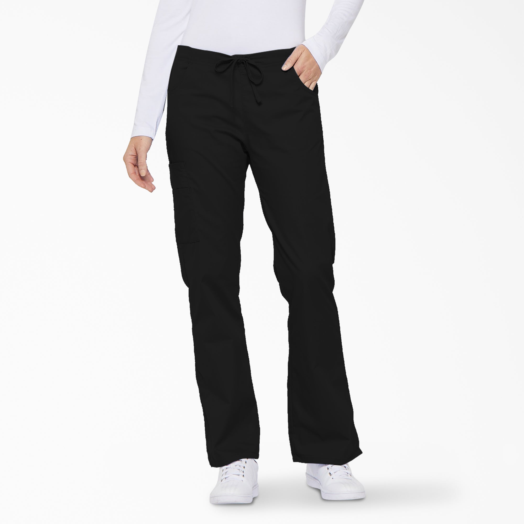 Women|Scrubs - Dickies Women's EDS Signature Drawstring Cargo Scrub Pants