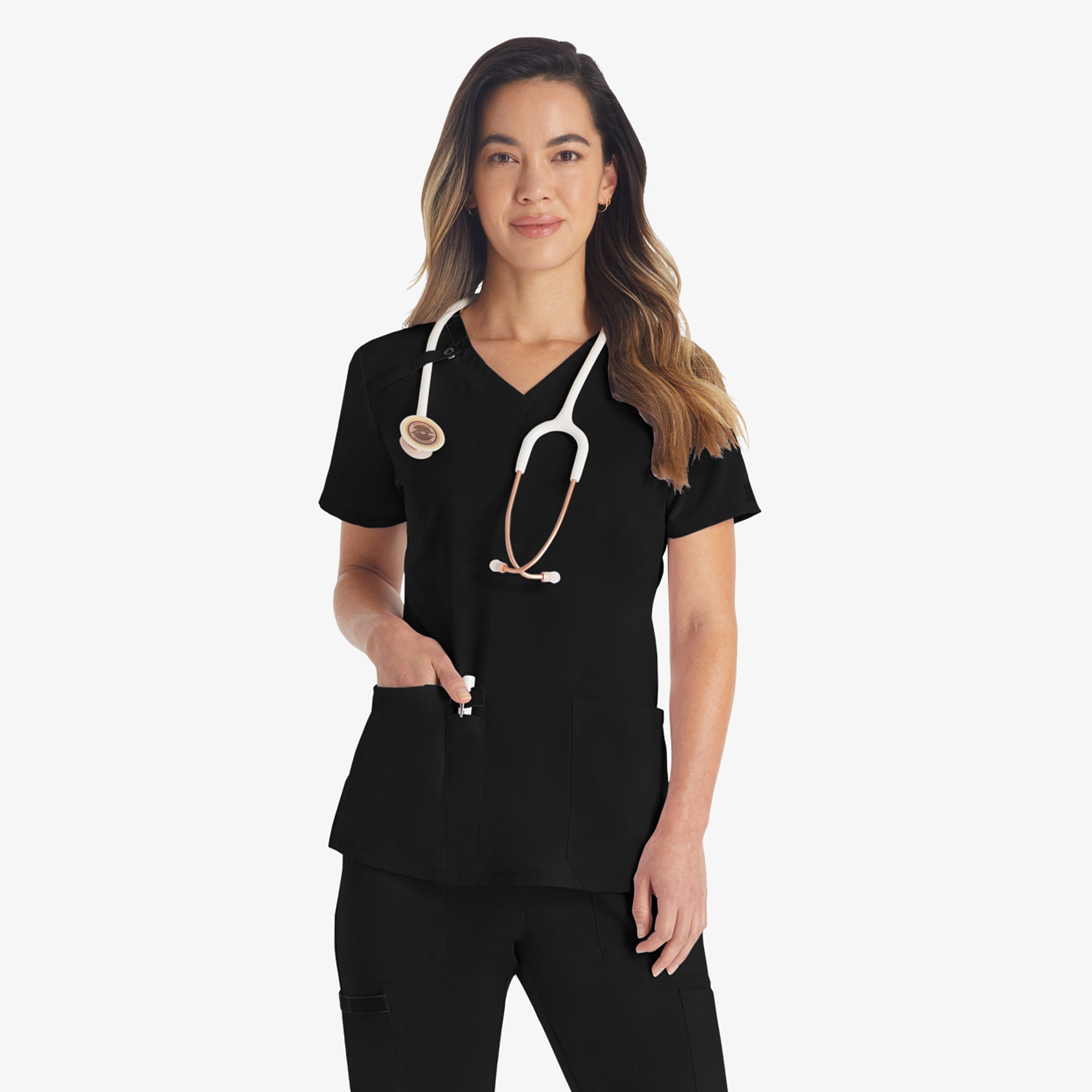 Women|Scrubs - Dickies Women's EDS Essentials V-Neck Scrub Top
