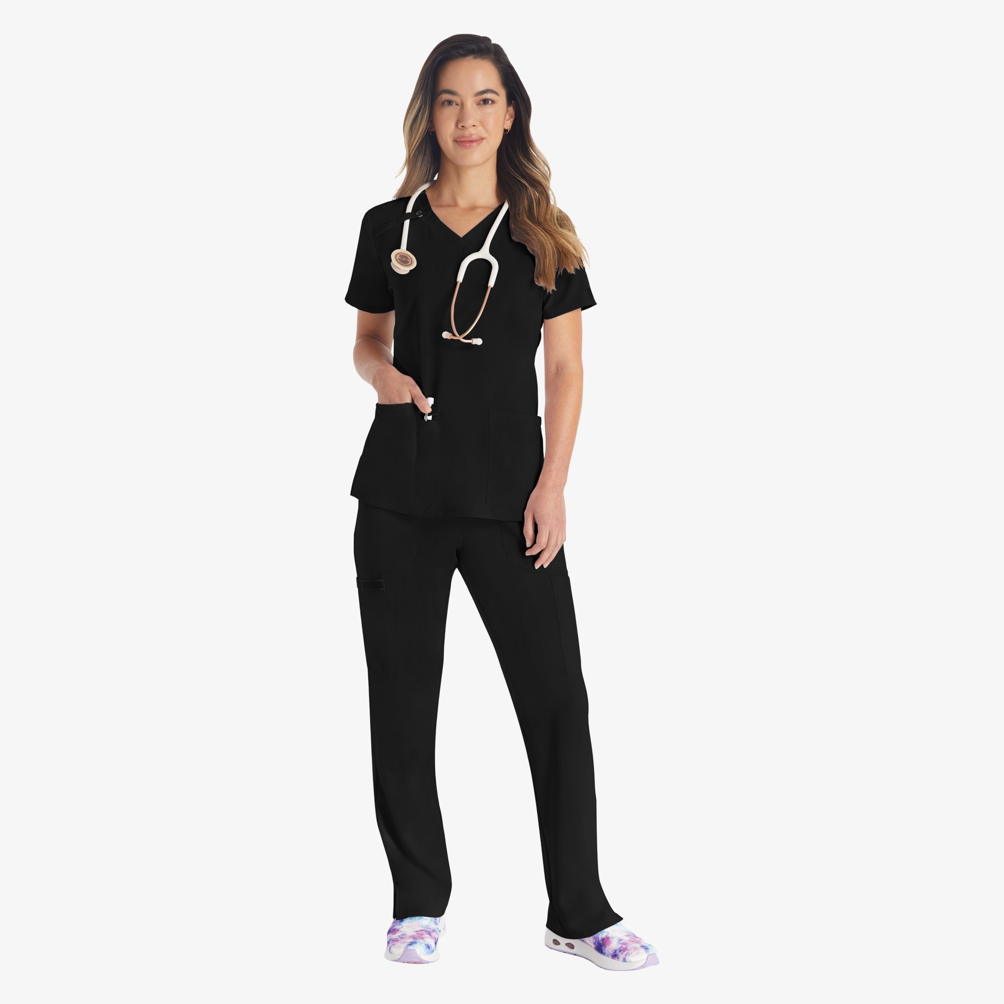 Women|Scrubs - Dickies Women's EDS Essentials V-Neck Scrub Top