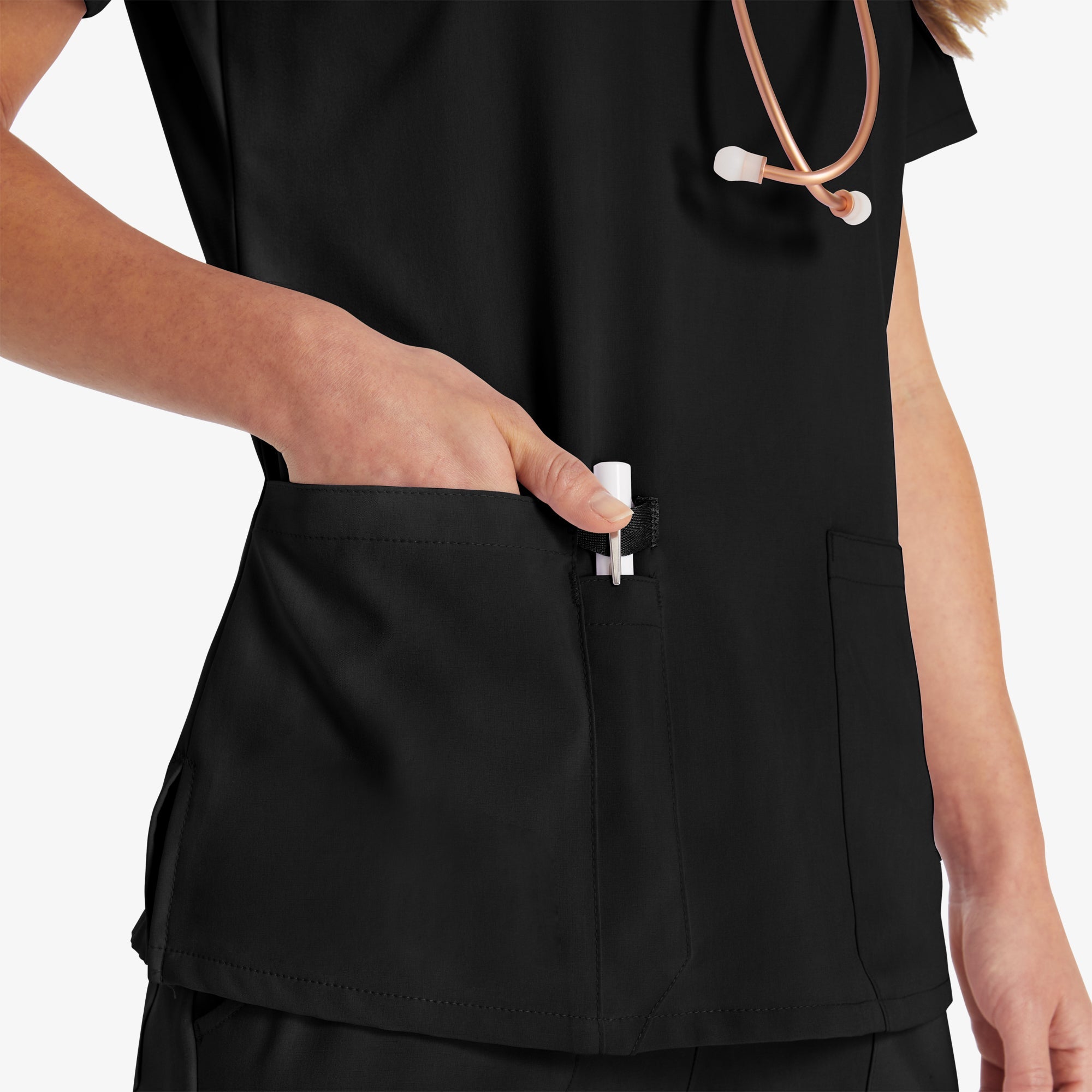 Women|Scrubs - Dickies Women's EDS Essentials V-Neck Scrub Top