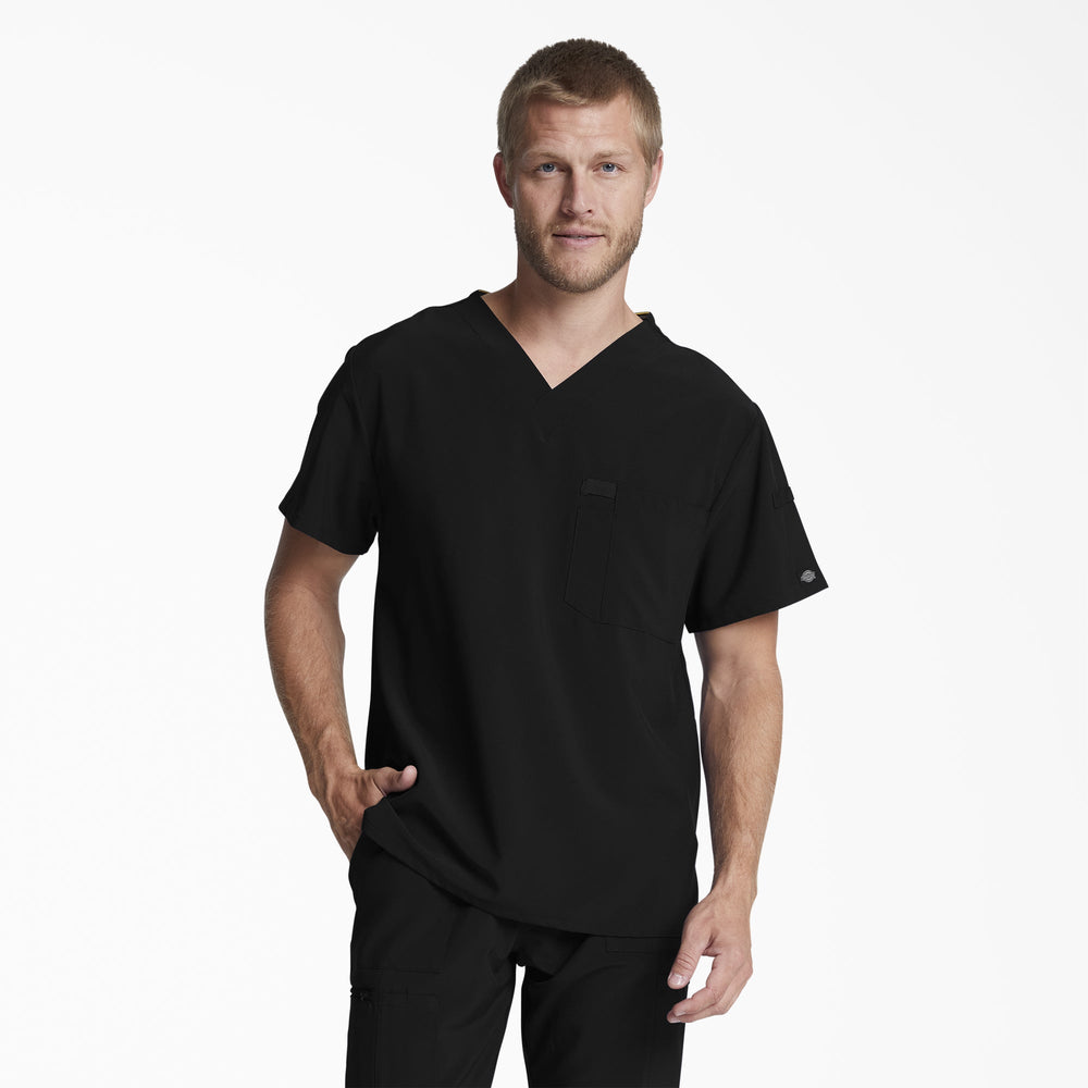 Men|Scrubs - Dickies Men's EDS Essentials Tuckable V-Neck Scrub Top