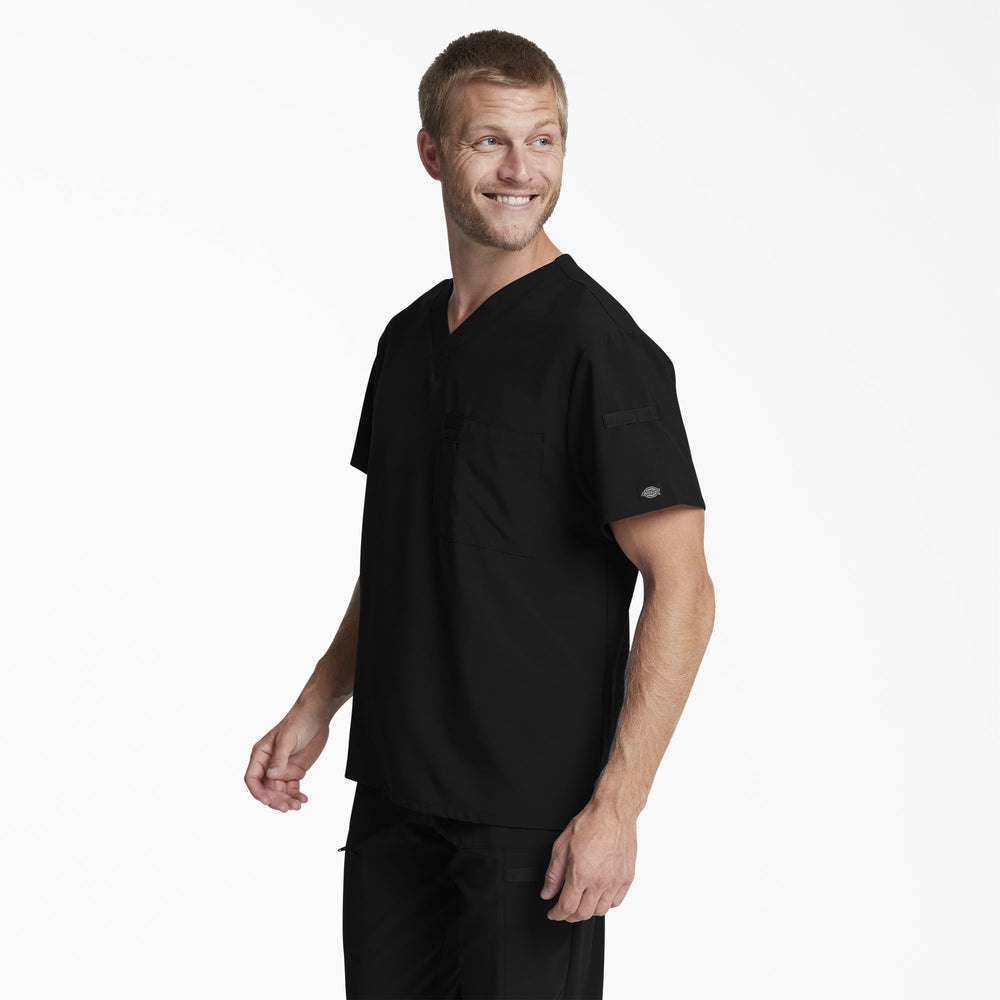 Men|Scrubs - Dickies Men's EDS Essentials Tuckable V-Neck Scrub Top