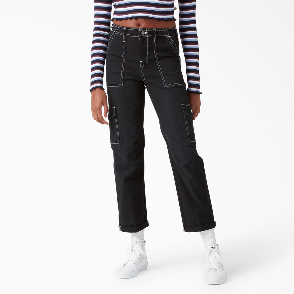 Women - Dickies Women's Skinny Fit Cuffed Cargo Pants