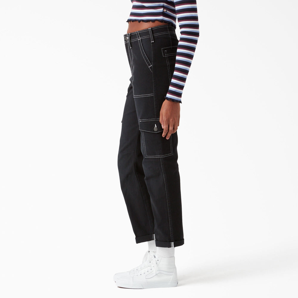 Women - Dickies Women's Skinny Fit Cuffed Cargo Pants