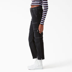 Women - Dickies Women's Skinny Fit Cuffed Cargo Pants