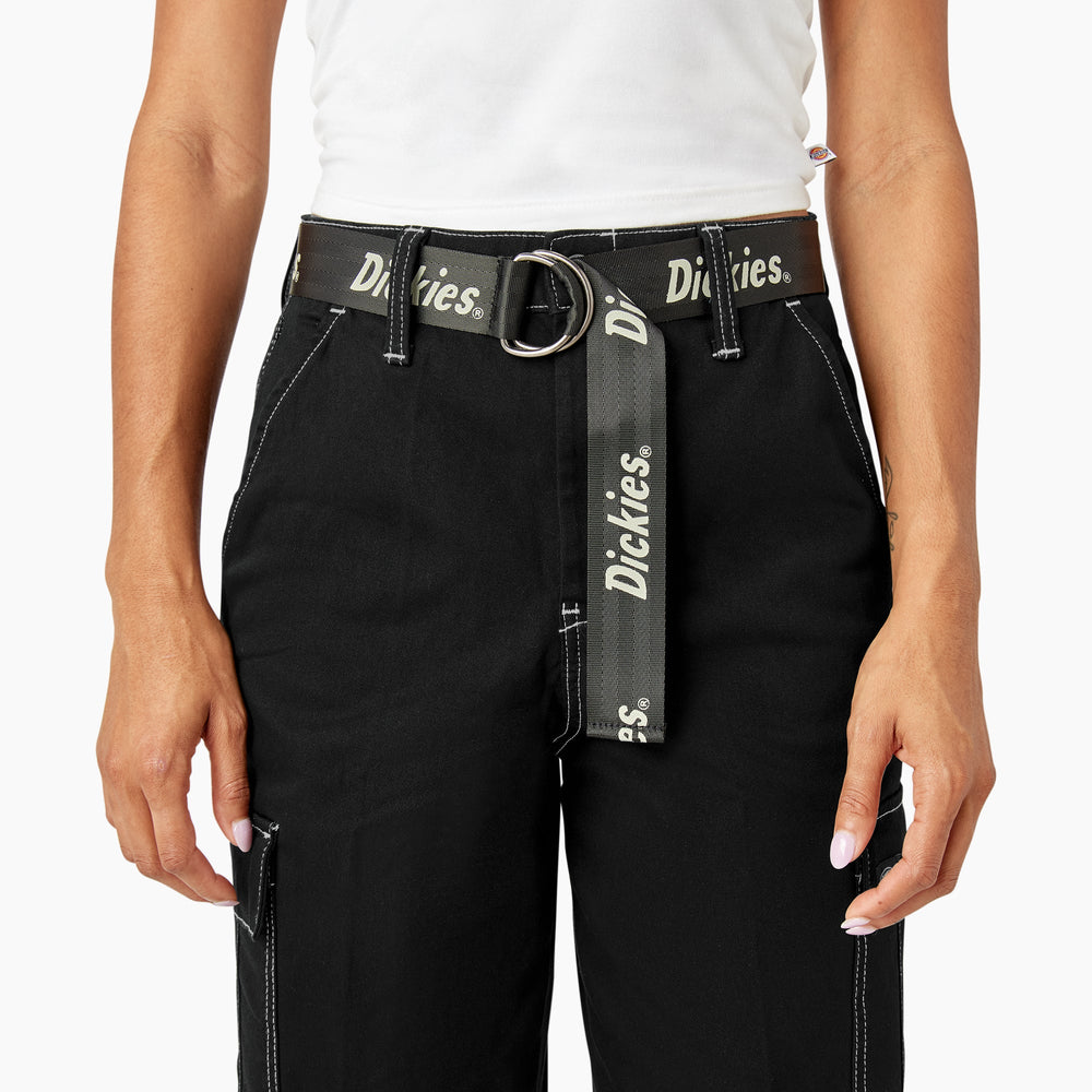 Sale - Dickies Women's Relaxed Fit Contrast Stitch Cropped Cargo Pants