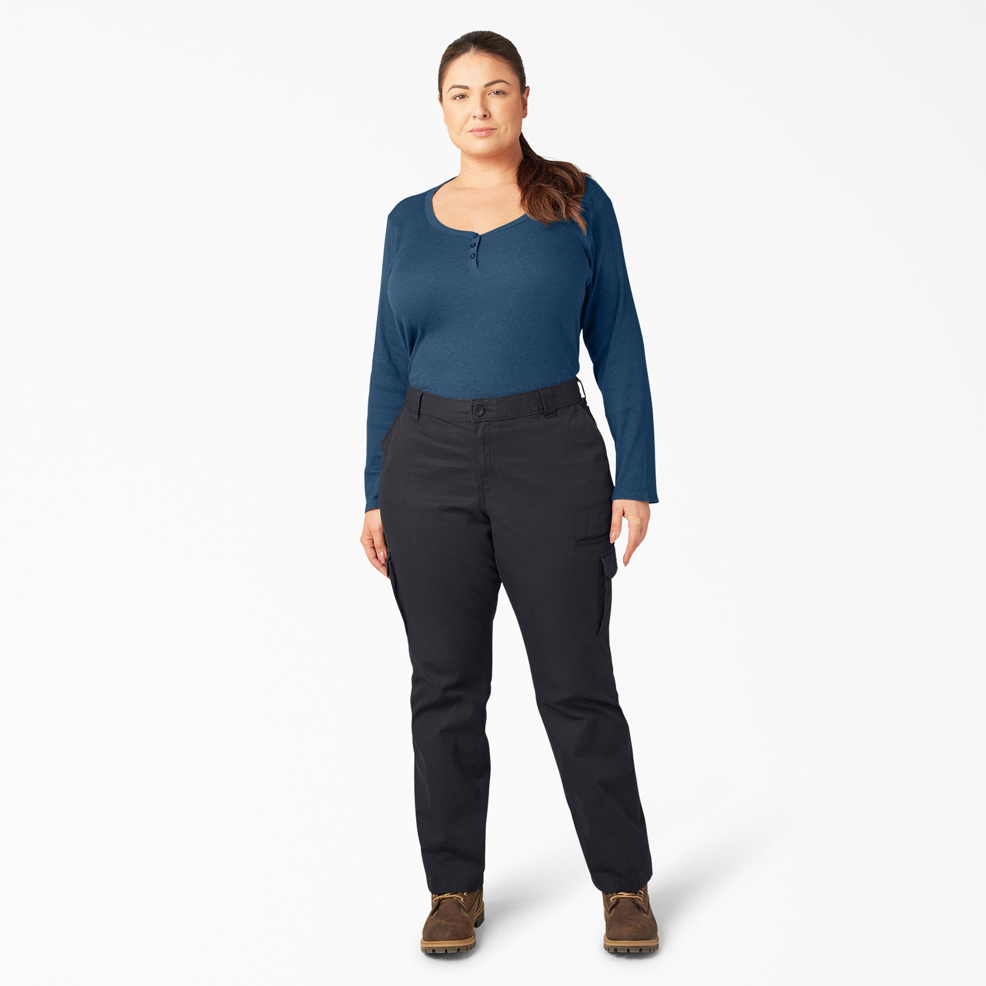 Women - Dickies Women's Plus Relaxed Fit Cargo Pants