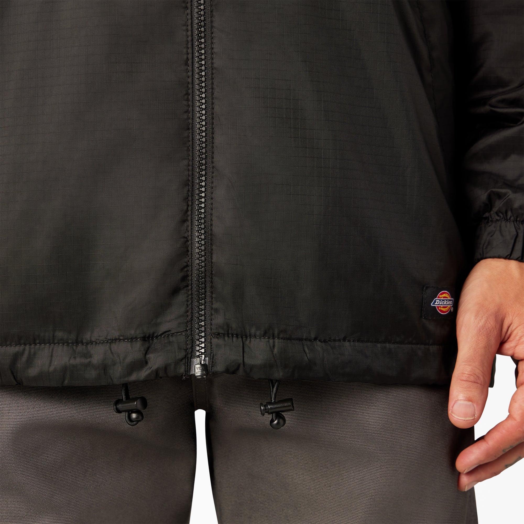 Men - Dickies Fleece Lined Nylon Hooded Jacket