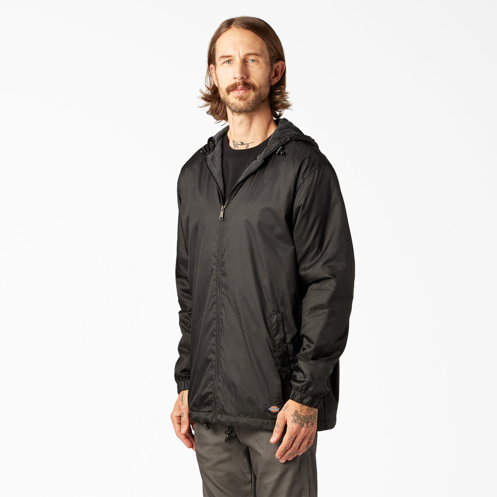 Men - Dickies Fleece Lined Nylon Hooded Jacket