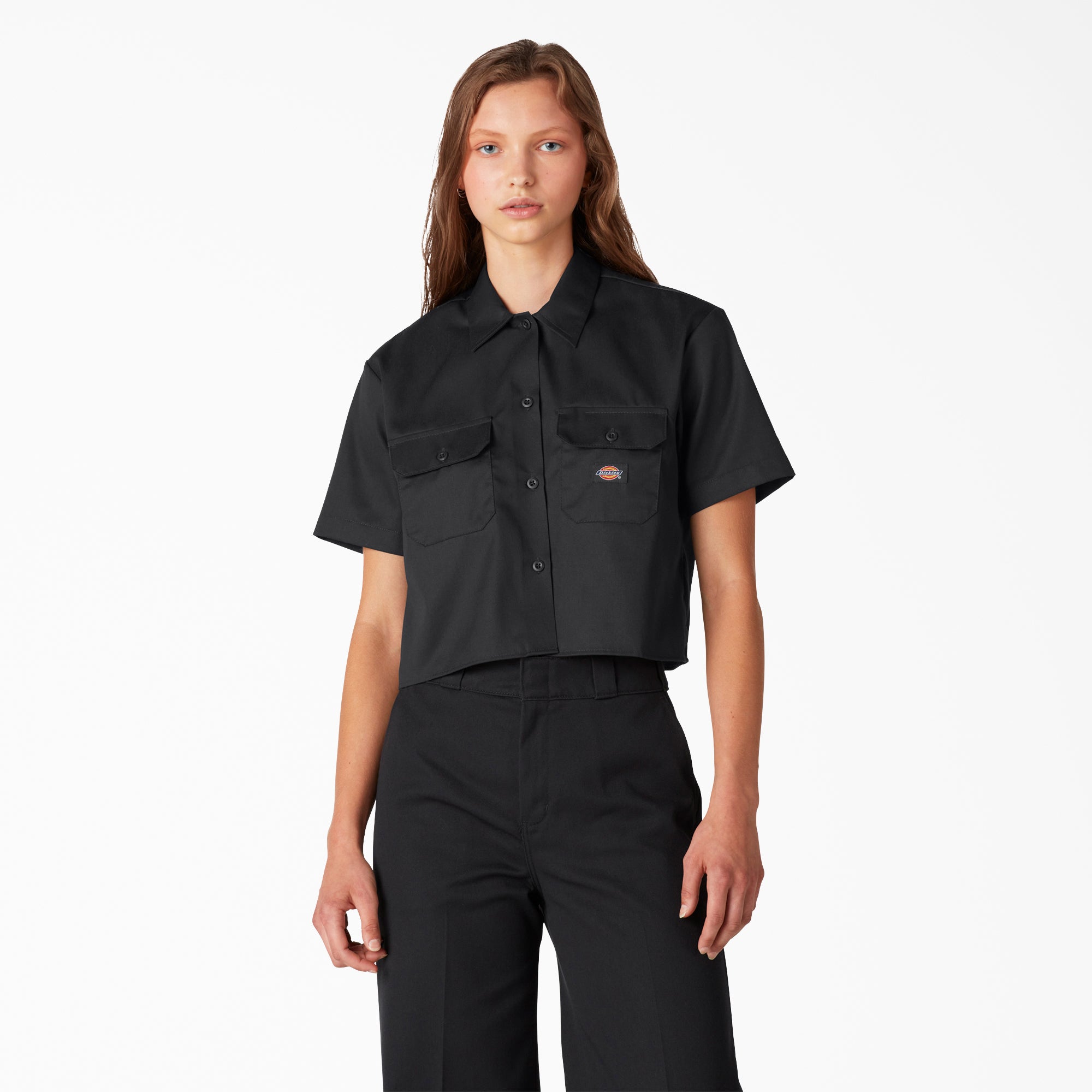 Men|Women|Kids - Dickies Women's Cropped Work Shirt