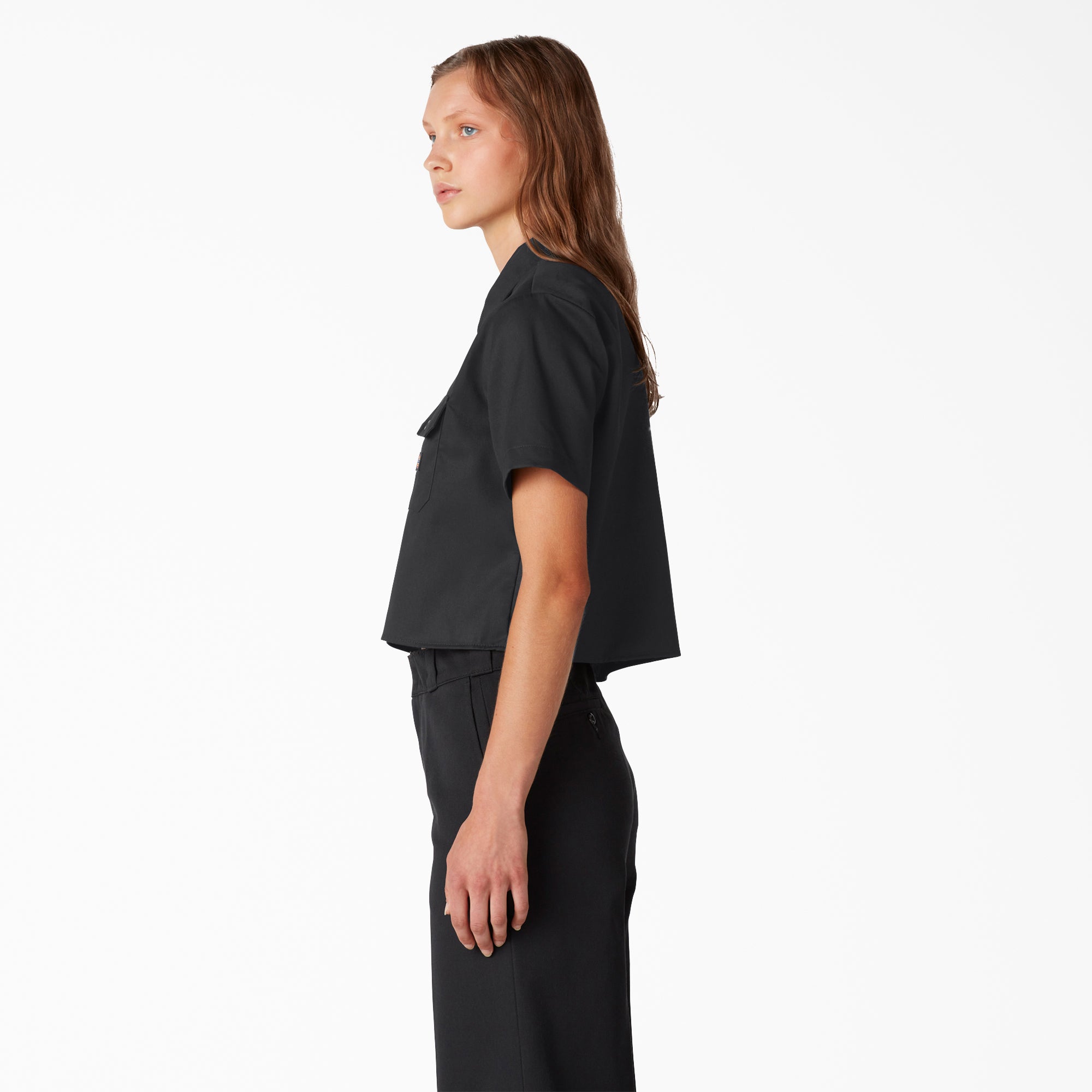 Men|Women|Kids - Dickies Women's Cropped Work Shirt