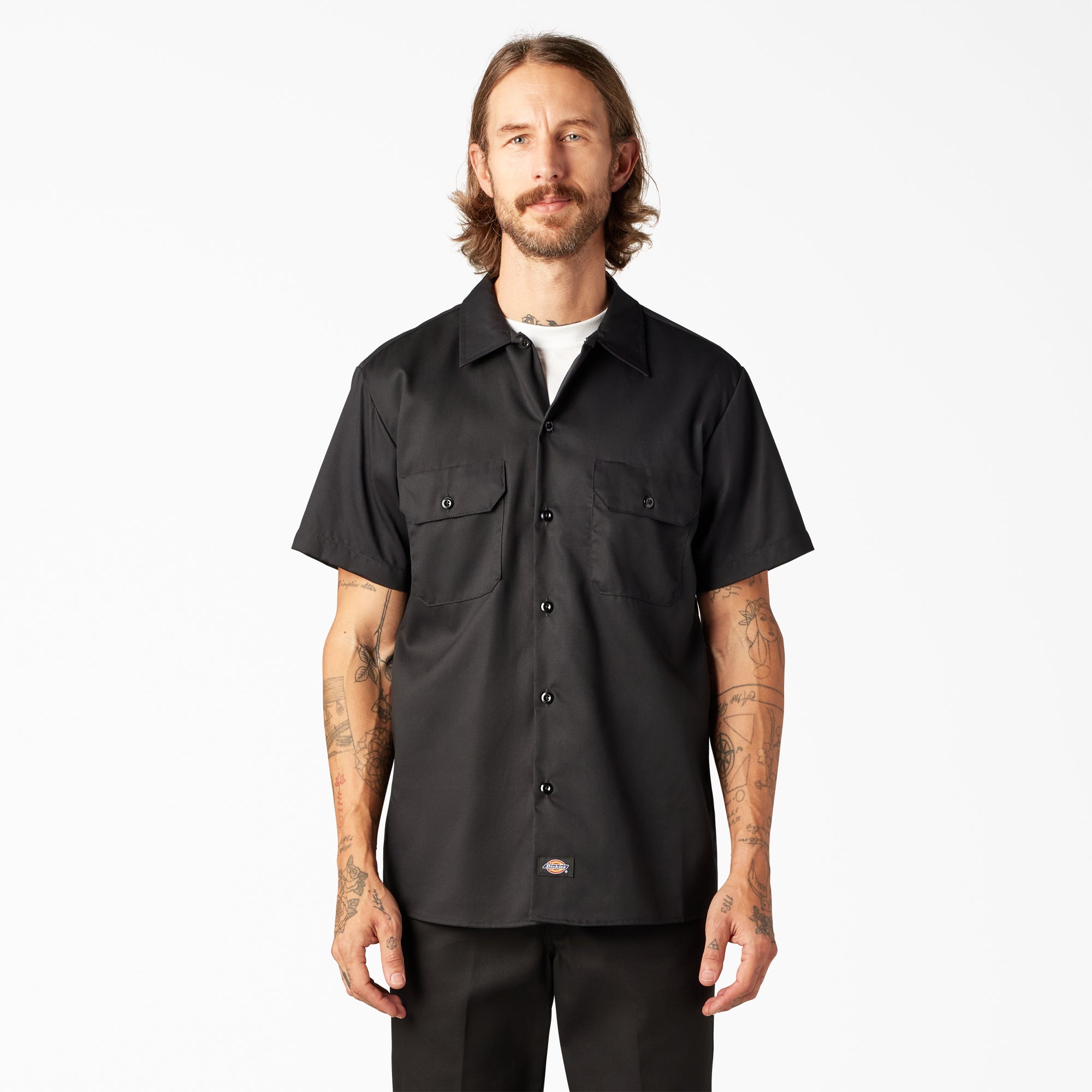 Men - Dickies FLEX Slim Fit Short Sleeve Work Shirt