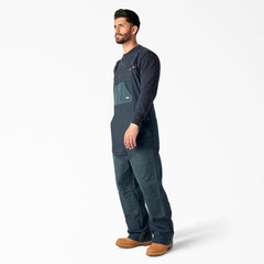 Men|Women - Dickies Waxed Canvas Double Front Bib Overalls