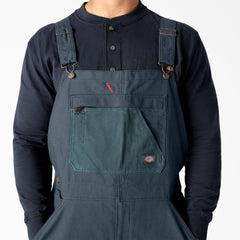 Men|Women - Dickies Waxed Canvas Double Front Bib Overalls