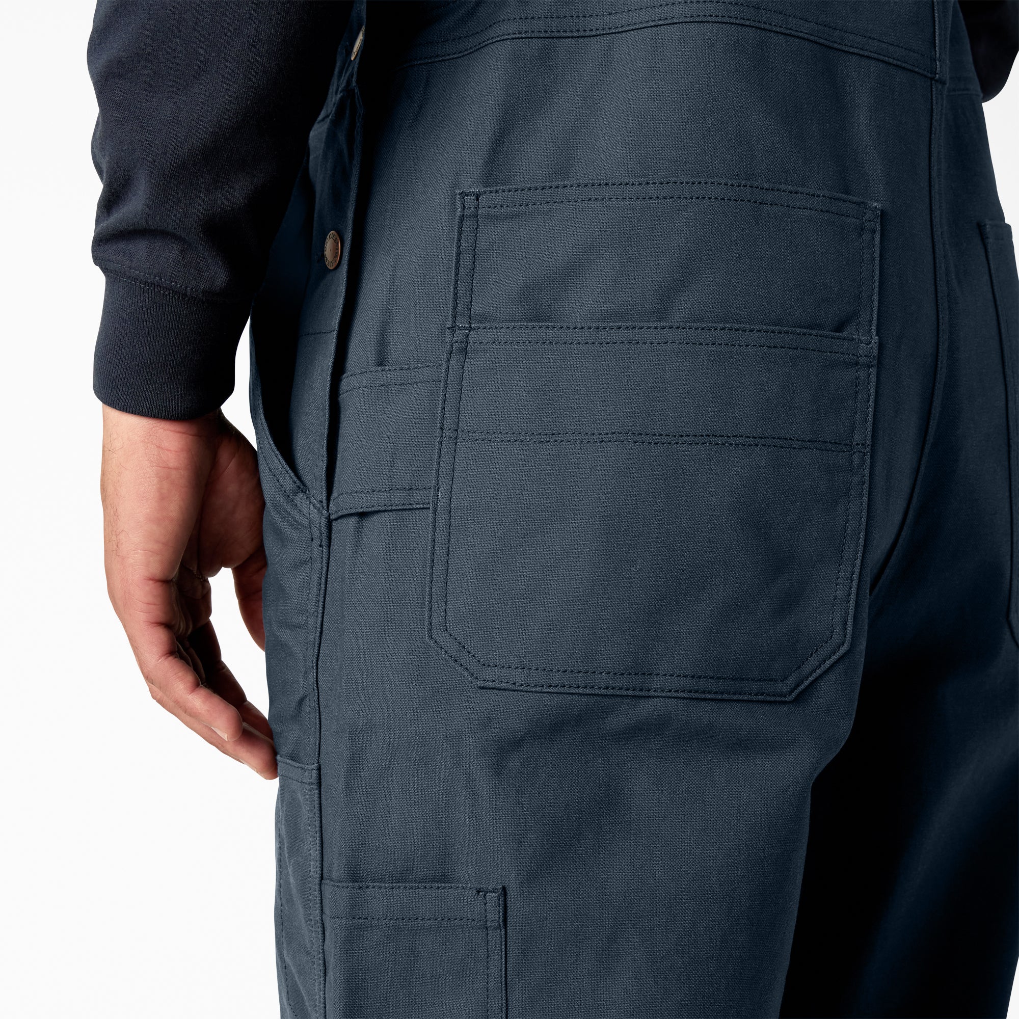 Men|Women - Dickies Waxed Canvas Double Front Bib Overalls