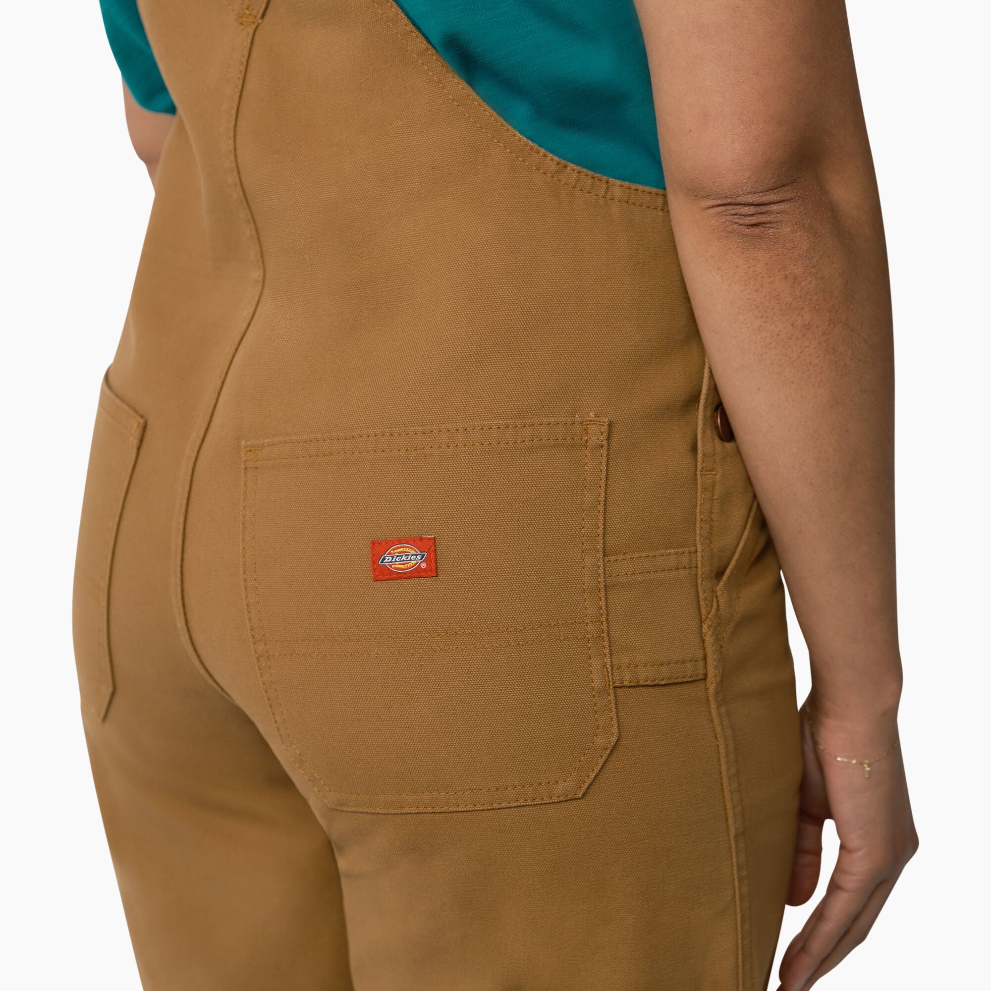 Women - Dickies Women's Relaxed Fit Bib Shortalls, 7"
