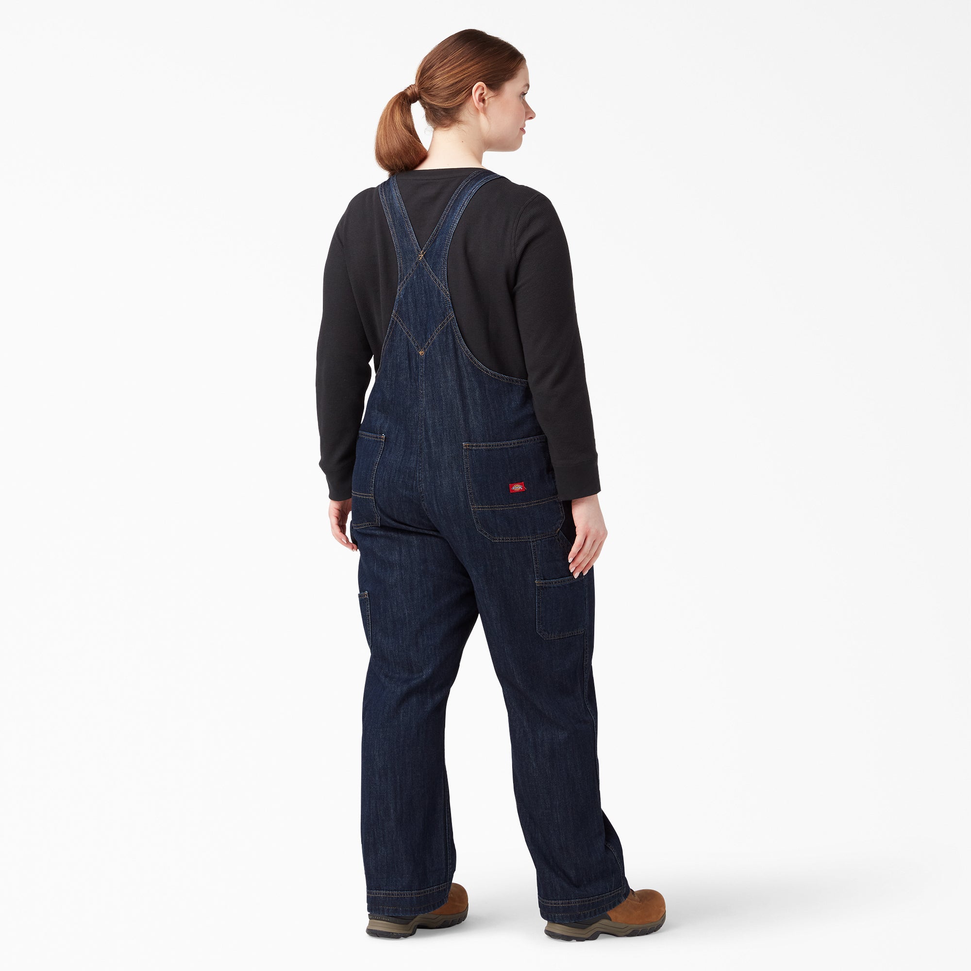 Women|Scrubs - Dickies Women's Plus Relaxed Fit Bib Overalls