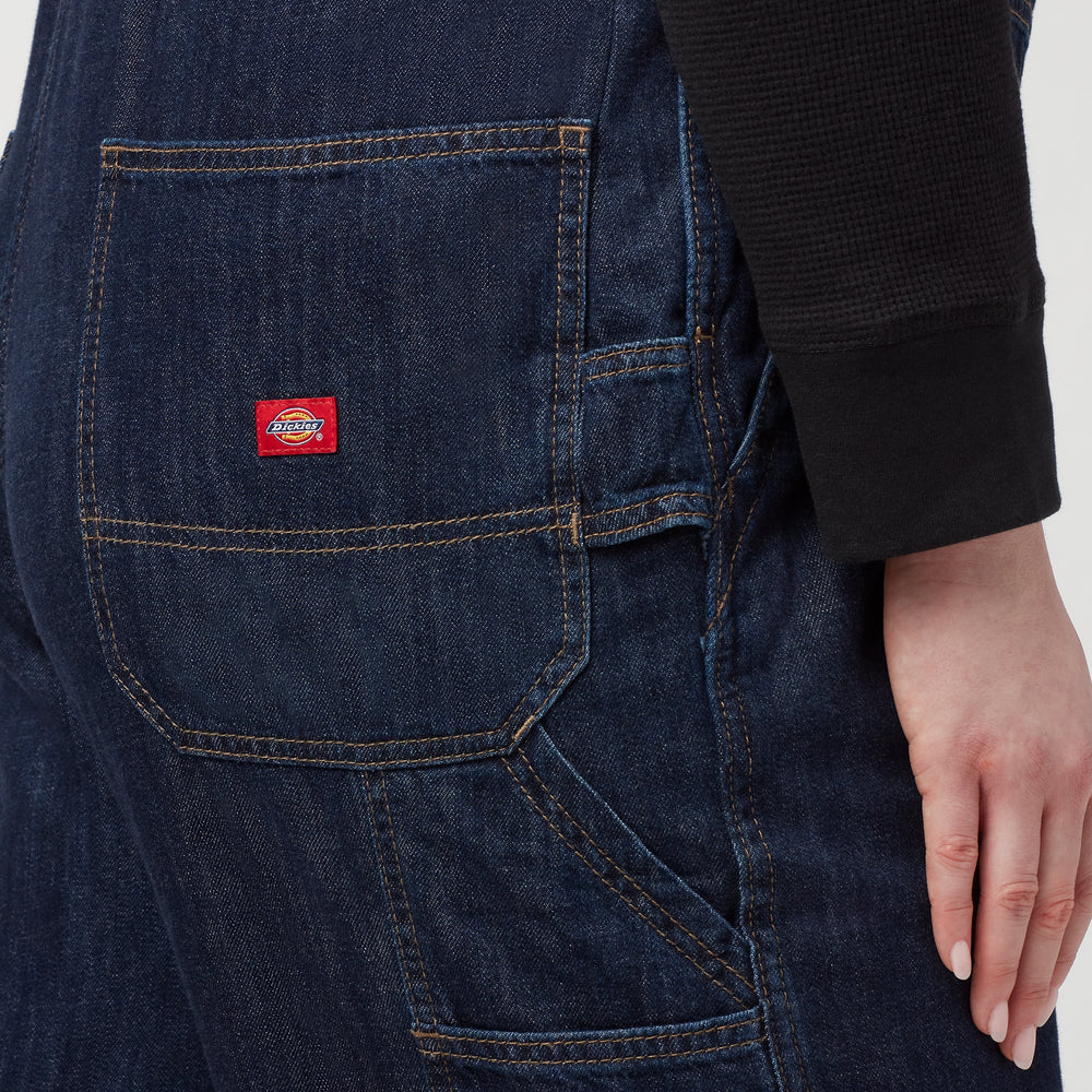Women|Scrubs - Dickies Women's Plus Relaxed Fit Bib Overalls