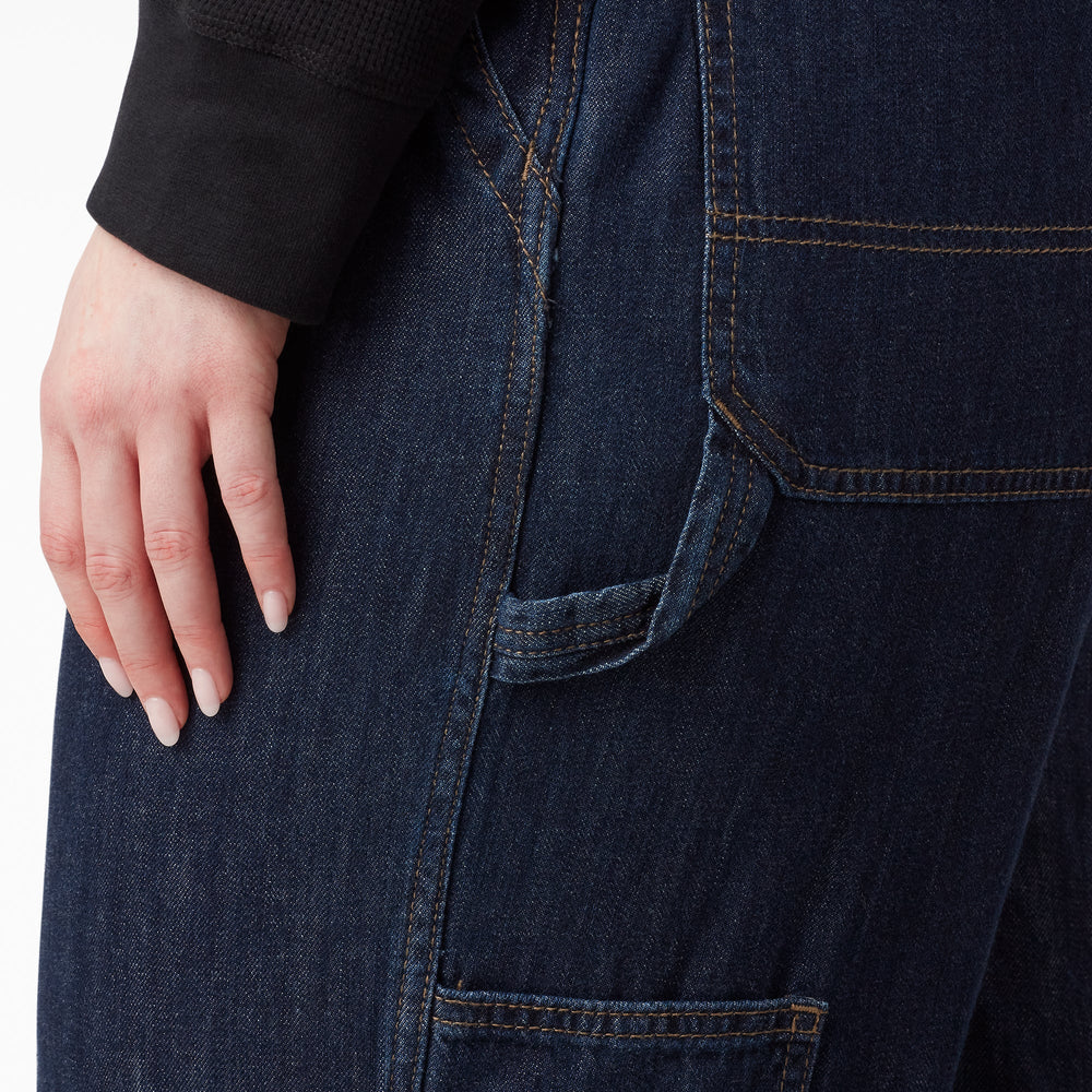 Women|Scrubs - Dickies Women's Plus Relaxed Fit Bib Overalls