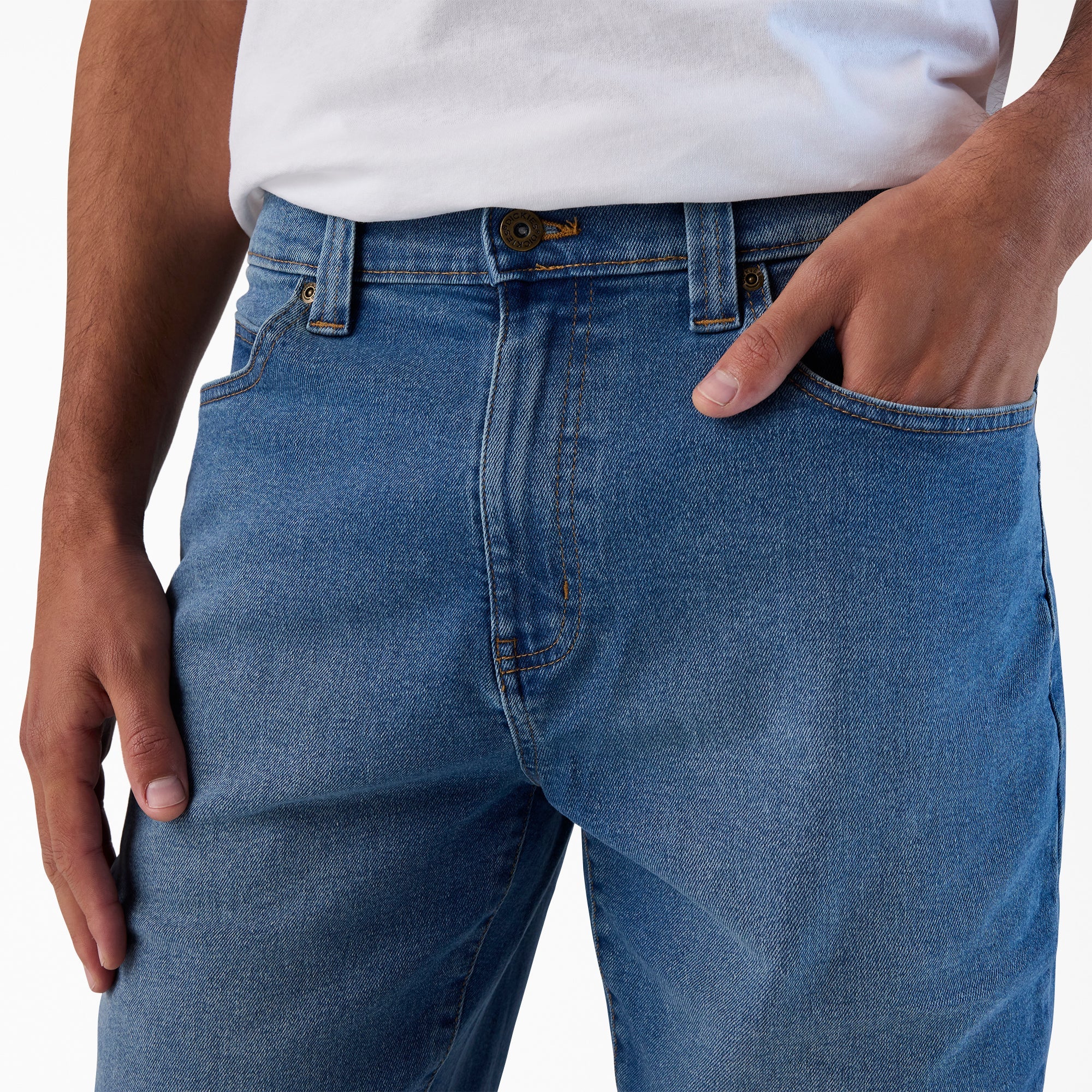 Men|Women - Dickies FLEX 5-Pocket Denim Shorts, 11"