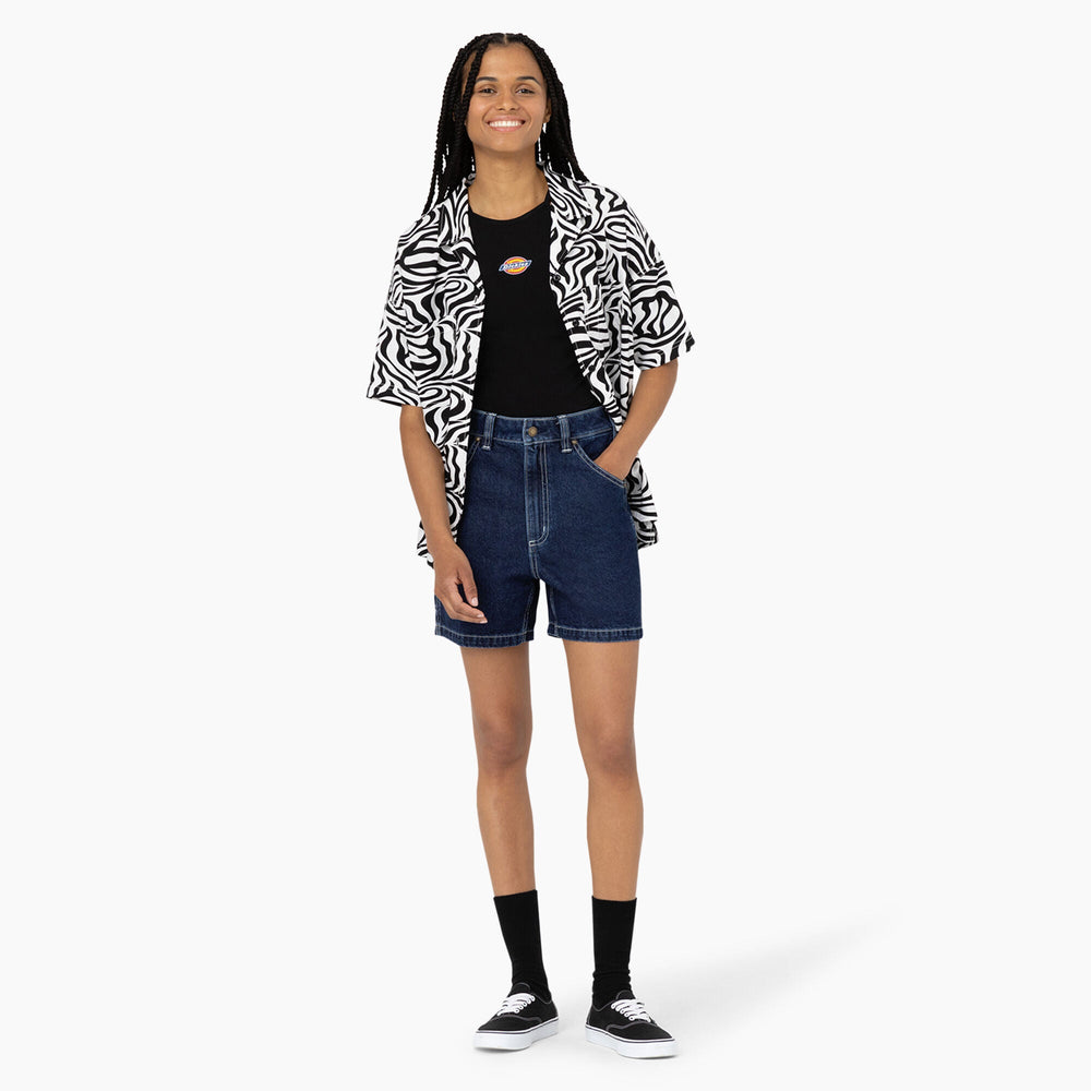 Women|Sale - Dickies Women's Carpenter Jean Shorts, 5"